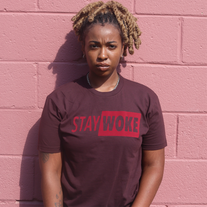 Ox w Oxblood Leather - STAY [WOKE]